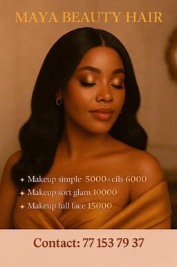Maya Beauty Hair Makeup